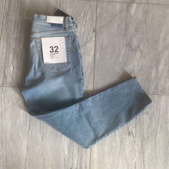 NWT Re/Done 90's High Rise Ankle Crop Jeans - Picture 6 of 6